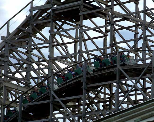 The Viper Rollercoaster at Six Flags Great America, Gurnee, Illinois