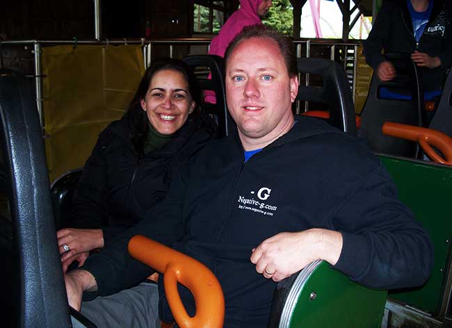 The Viper Rollercoaster at Six Flags Great America, Gurnee, Illinois