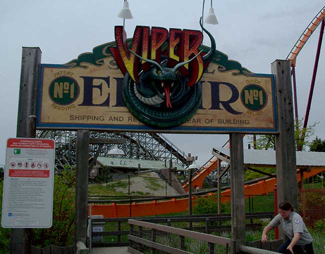 The Vioper Rollercoaster at Six Flags Great America, Gurnee, Illinois