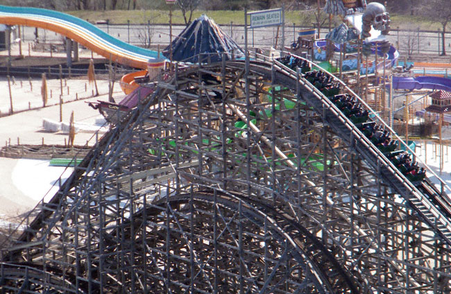 The Viper Roller Coaster at Six Flags Great America, Gurnee, Illinois