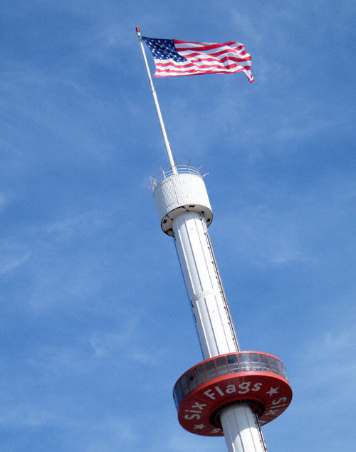 The Sky Trek Tower at Six Flags Great America, Gurnee, Illinois