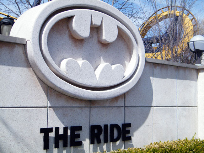 The Batman Roller Coaster at Six Flags Great America, Gurnee, Illinois