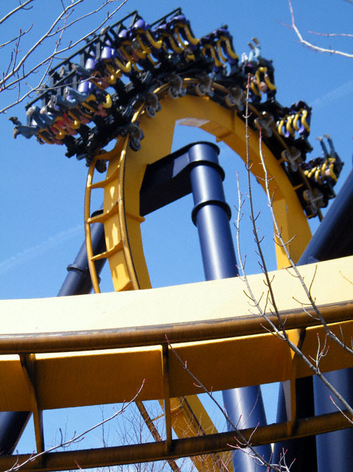 The Batman Roller Coaster At Six Flags Great America, Gurnee, Illinois