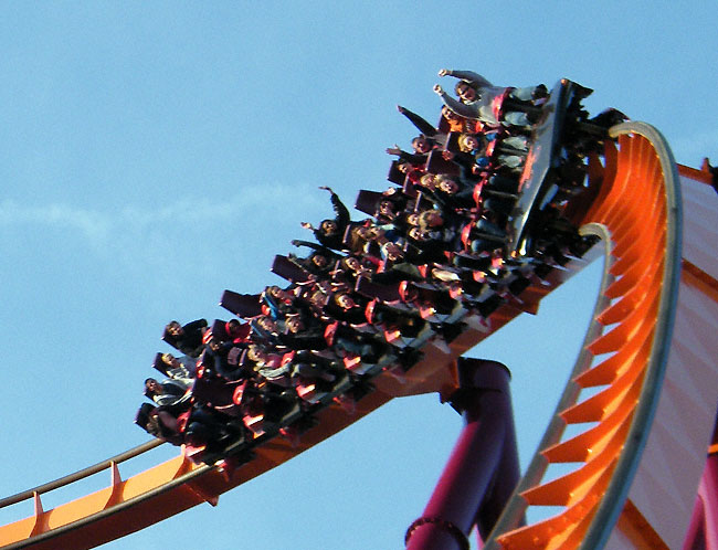 The Raging Bull Roller Coaster at Six Flags Great America, Gurnee, Illinois