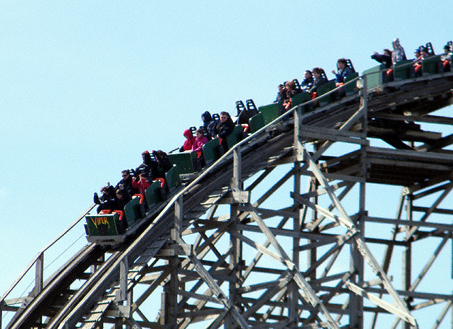 The Viper Roller Coaster at Six Flags Great America, Gurnee, Illinois