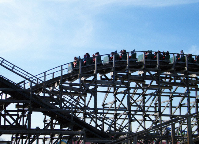 The Viper Roller Coaster at Six Flags Great America, Gurnee, Illinois