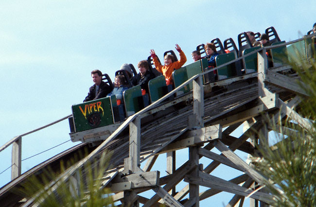 The Viper Roller Coaster at Six Flags Great America, Gurnee, Illinois