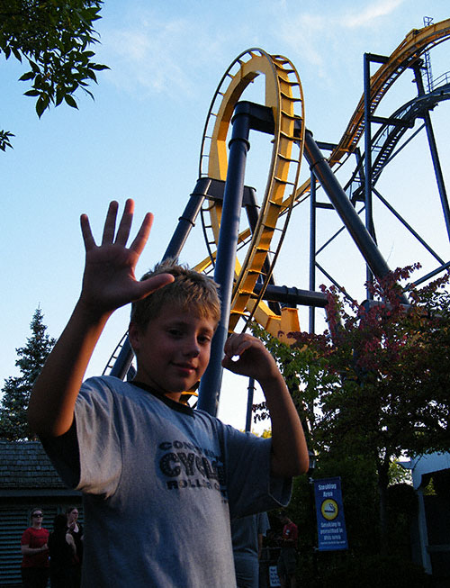 The Batman Rollercoaster At Six Flags Great America, Gurnee, Illinois