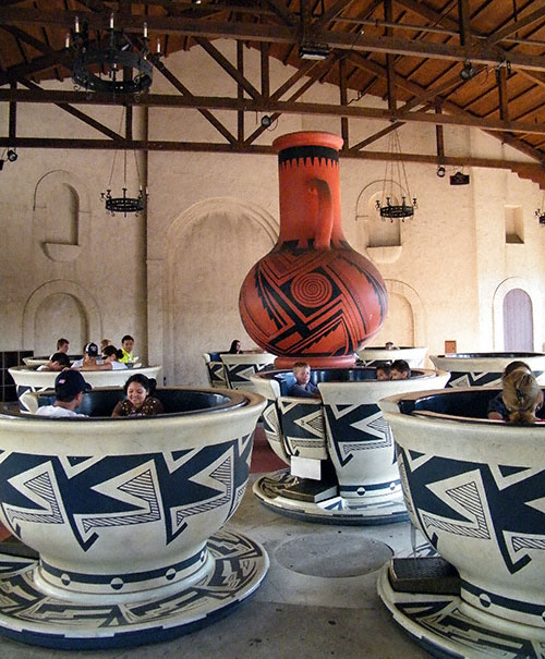 The Chubasco Tea Cup Ride At Six Flags Great America, Gurnee, Illinois