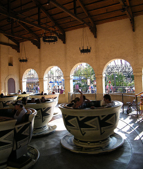 The Chubasco Tea Cup Ride At Six Flags Great America, Gurnee, Illinois