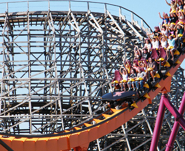 The Raging Bull Rollercoaster At Six Flags Great America, Gurnee, Illinois