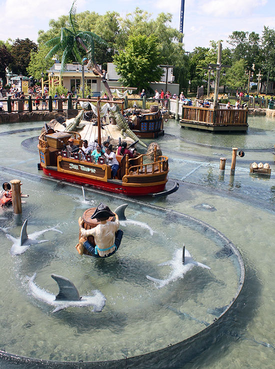 The Buccaneer Battle at Six Flags Great America, Gurnee, Illinois