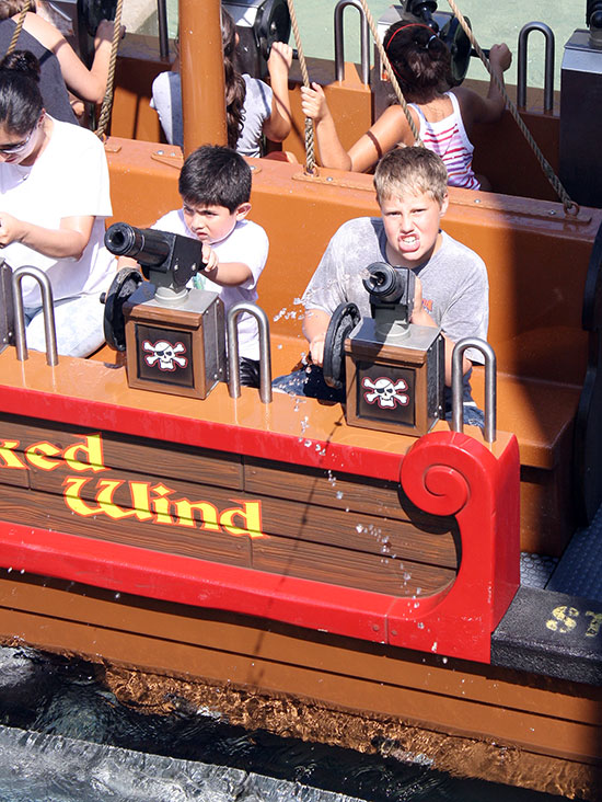 The Buccaneer Battle at Six Flags Great America, Gurnee, Illinois