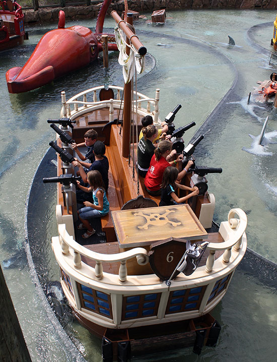 The Buccaneer Battle at Six Flags Great America, Gurnee, Illinois