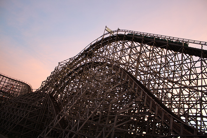 The Viper Roller Coaster at Six Flags Great America, Gurnee, Illinois