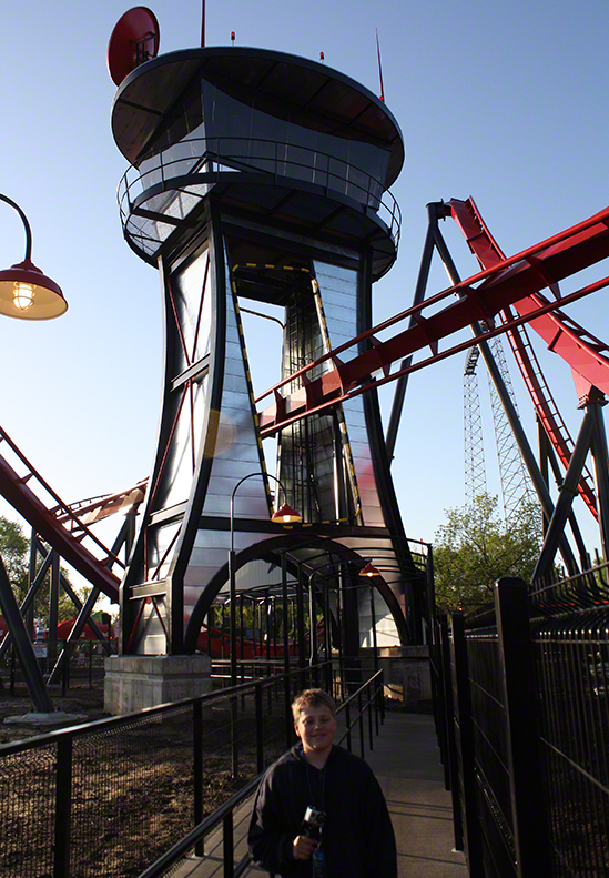 Media Day For The New For 2012 X-Flight Rollercoaster at Six Flags Great America in Gurnee, Illinois