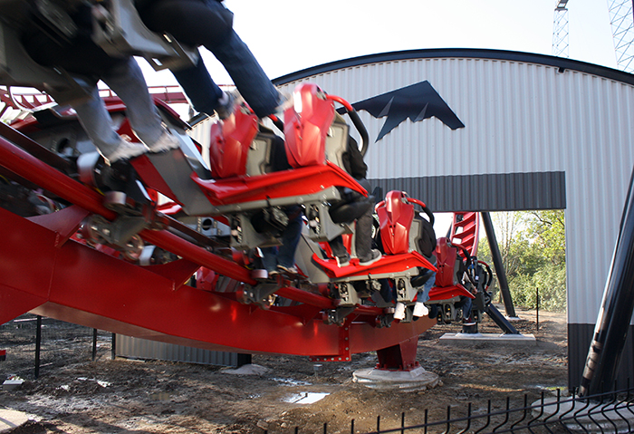 Media Day For The New For 2012 X-Flight Rollercoaster at Six Flags Great America in Gurnee, Illinois