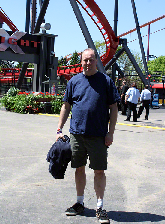 Media Day For The New For 2012 X-Flight Rollercoaster at Six Flags Great America in Gurnee, Illinois