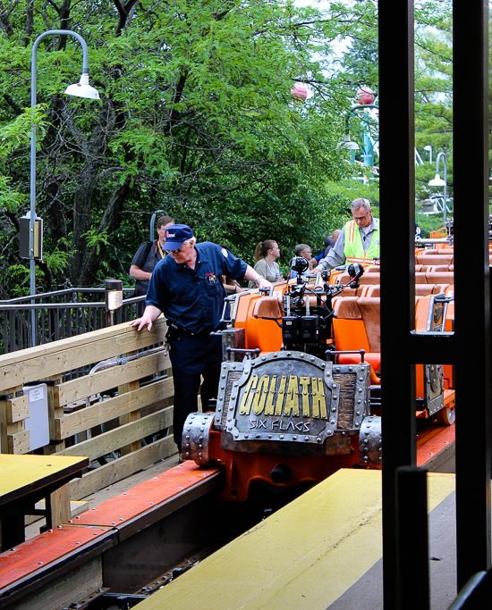 Goliath Media Day at Six Flags Great America, Gurnee, Illinois