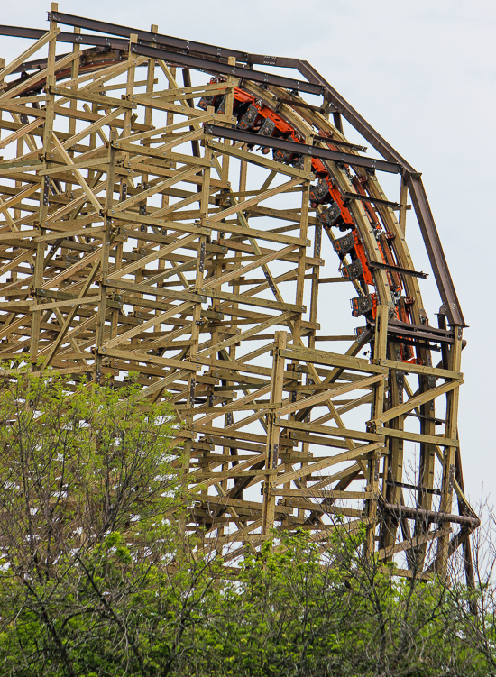 The New for 2014 Goliath Rollerciaster - Goliath Media Day at Six Flags Great America, Gurnee, Illinois