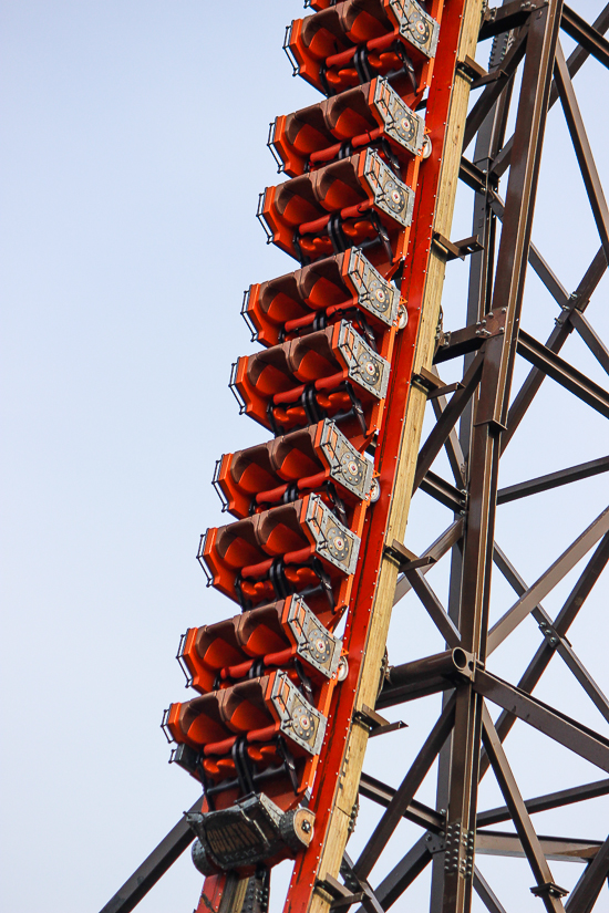 The New for 2014 Goliath Rollerciaster - Goliath Media Day at Six Flags Great America, Gurnee, Illinois