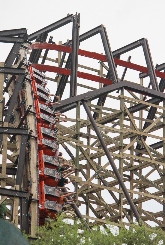 The New for 2014 Goliath Rollerciaster - Goliath Media Day at Six Flags Great America, Gurnee, Illinois