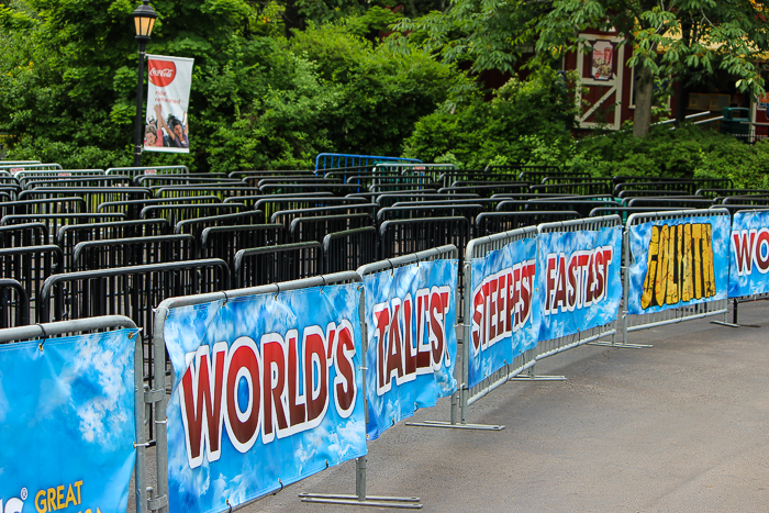 Goliath Media Day at Six Flags Great America, Gurnee, Illinois