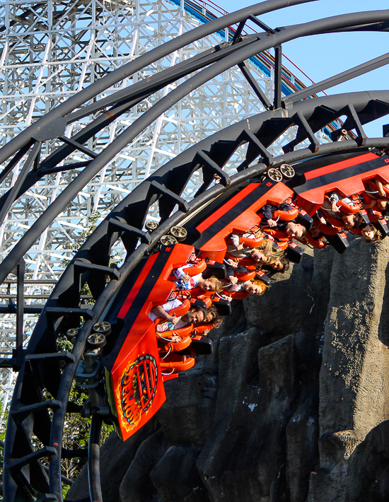 The Demon Roller Coaster at Six Flags Great America, Gurnee, Illinois