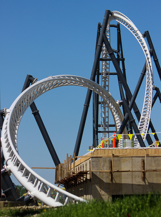 The Maxx Force Roller Coaster at Six Flags Great America, Gurnee, Illinois