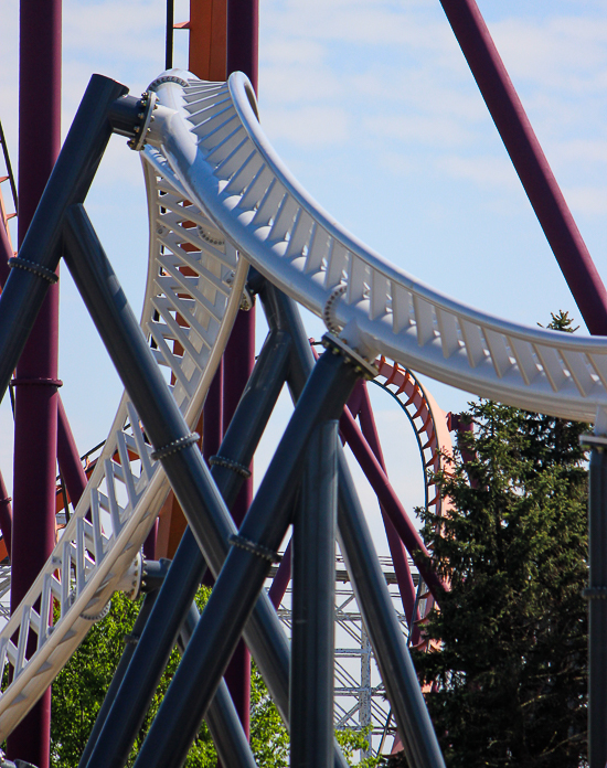 The Maxx Force Roller Coaster at Six Flags Great America, Gurnee, Illinois