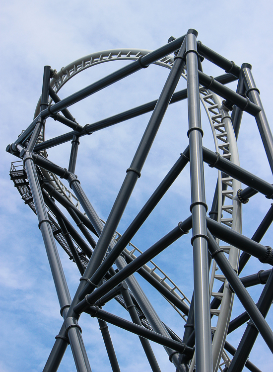 The new Maxx Force Roller Coaster at Six Flags Great America, Gurnee, Illinois