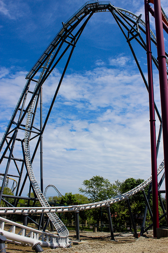 The Maxx Force Roller Coaster at Six Flags Great America, Gurnee, Illinois