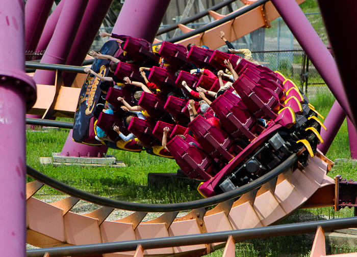 The Raging Bull Roller Coaster at Six Flags Great America, Gurnee, Illinois