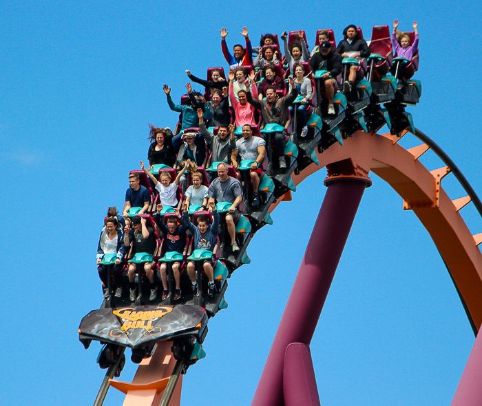 The Raging Bull Roller Coaster at Six Flags Great America, Gurnee, Illinois