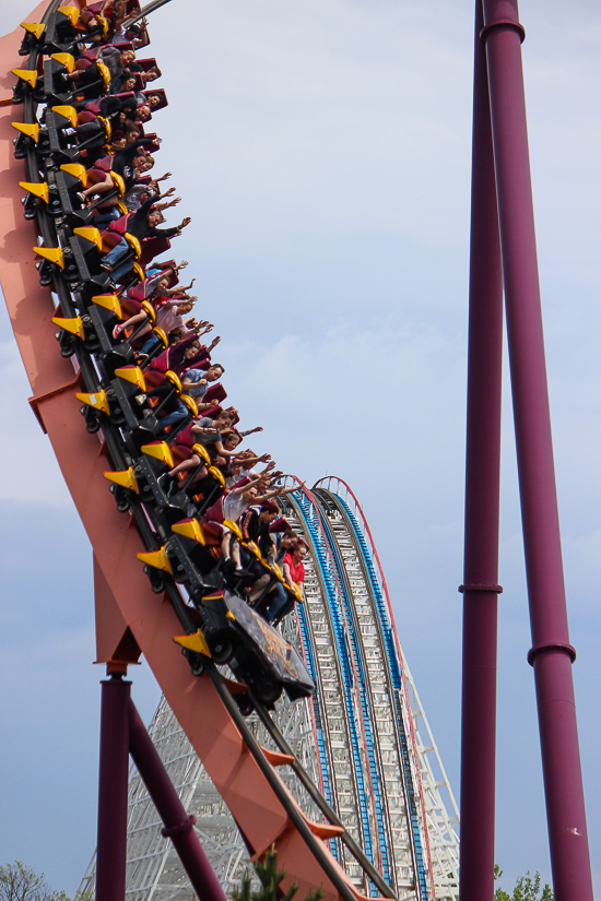 The Raging Bull Roller Coaster at Six Flags Great America, Gurnee, Illinois