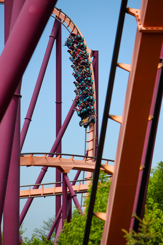 The Raging Bull roller coaster at Six Flags Great America, Gurnee, Illinois