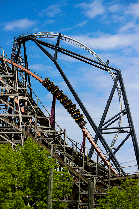 The Raging Bull Roller Coaster at Six Flags Great America, Gurnee, Illinois