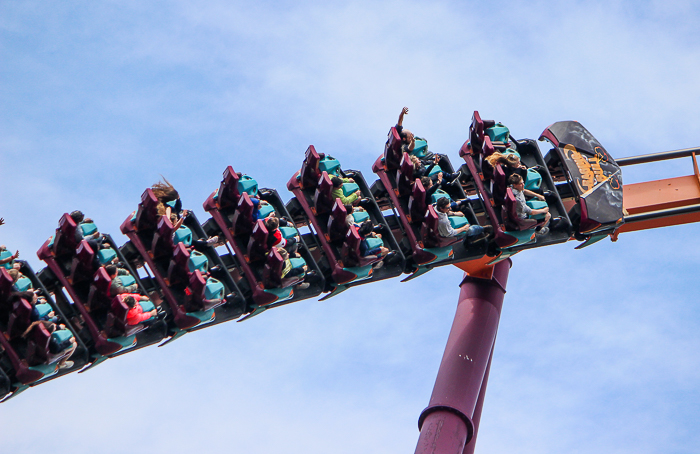 The Raging Bull Roller Coaster at Six Flags Great America, Gurnee, Illinois