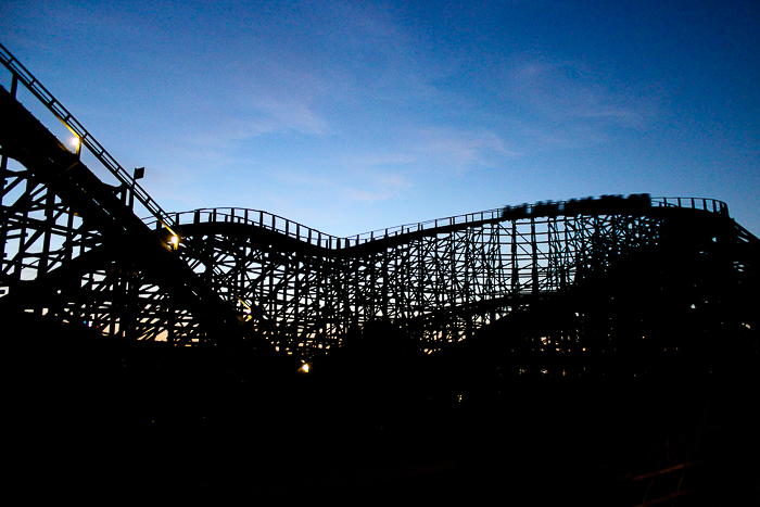 The Viper Roller Coaster at Six Flags Great America, Gurnee, Illinois