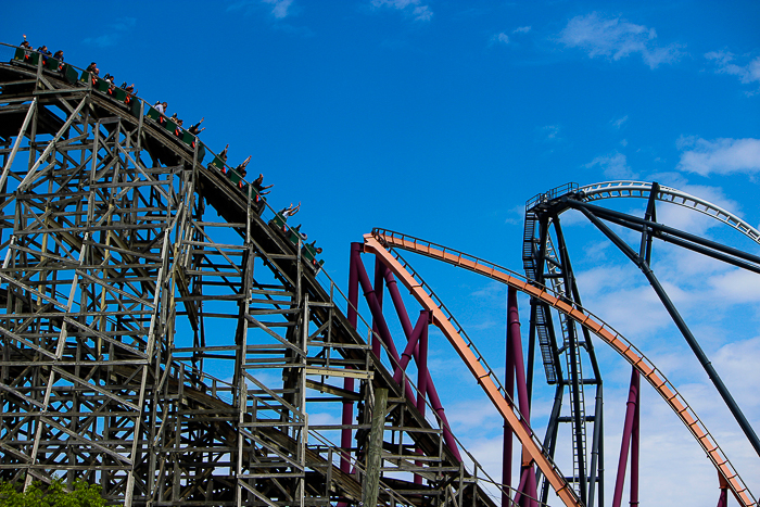 The Viper Roller Coaster at Six Flags Great America, Gurnee, Illinois