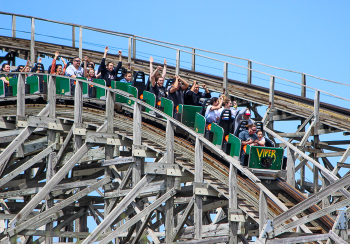 The Viper Roller Coaster at Six Flags Great America, Gurnee, Illinois