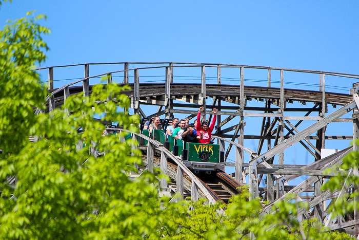 The Viper Roller Coaster at Six Flags Great America, Gurnee, Illinois