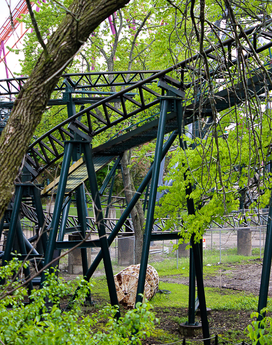 The Whizzer Roller Coaster at Six Flags Great America, Gurnee, Illinois