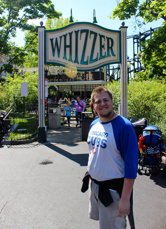 The Whizzer Roller Coaster at Six Flags Great America, Gurnee, Illinois