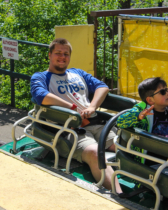 The Whizzer Roller Coaster at Six Flags Great America, Gurnee, Illinois