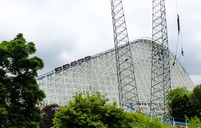 The Demon Roller Coaster at Six Flags Great America, Gurnee, Illinois