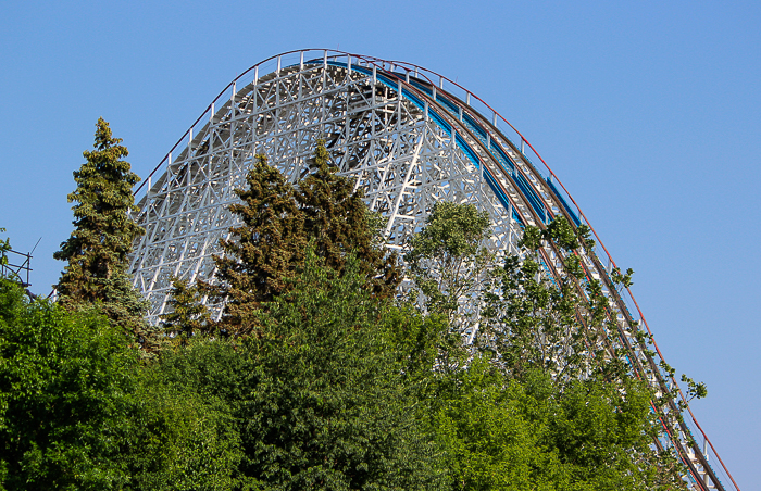 The Whizzer Roller Coaster at Six Flags Great America, Gurnee, Illinois