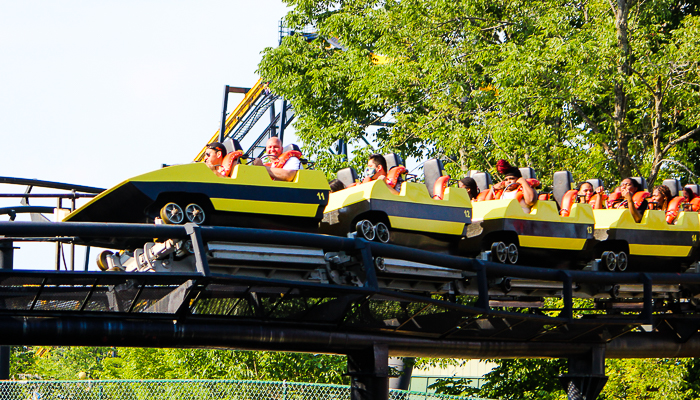 The Demon Roller Coaster at Six Flags Great America, Gurnee, Illinois