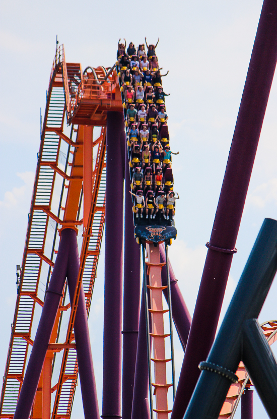 The Whizzer Roller Coaster at Six Flags Great America, Gurnee, Illinois