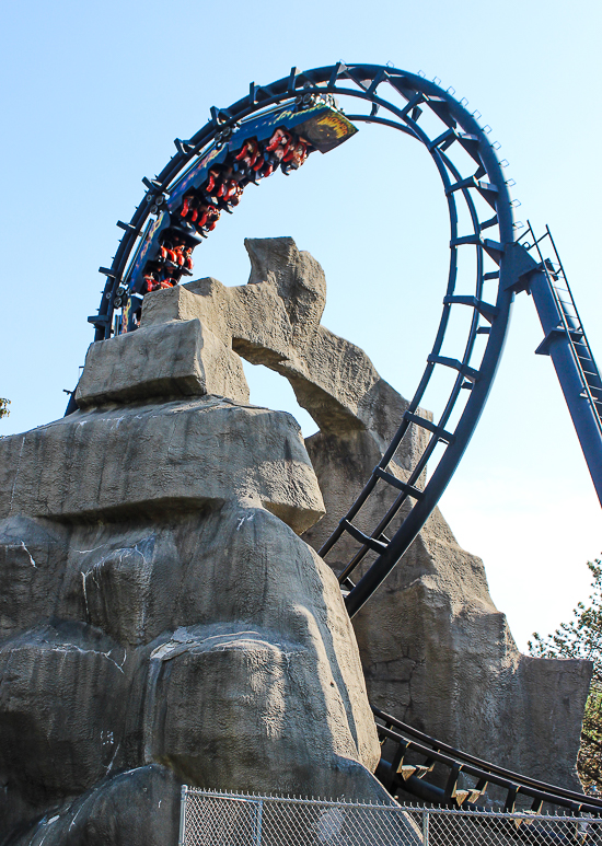 The Demon Roller Coaster at Six Flags Great America, Gurnee, Illinois